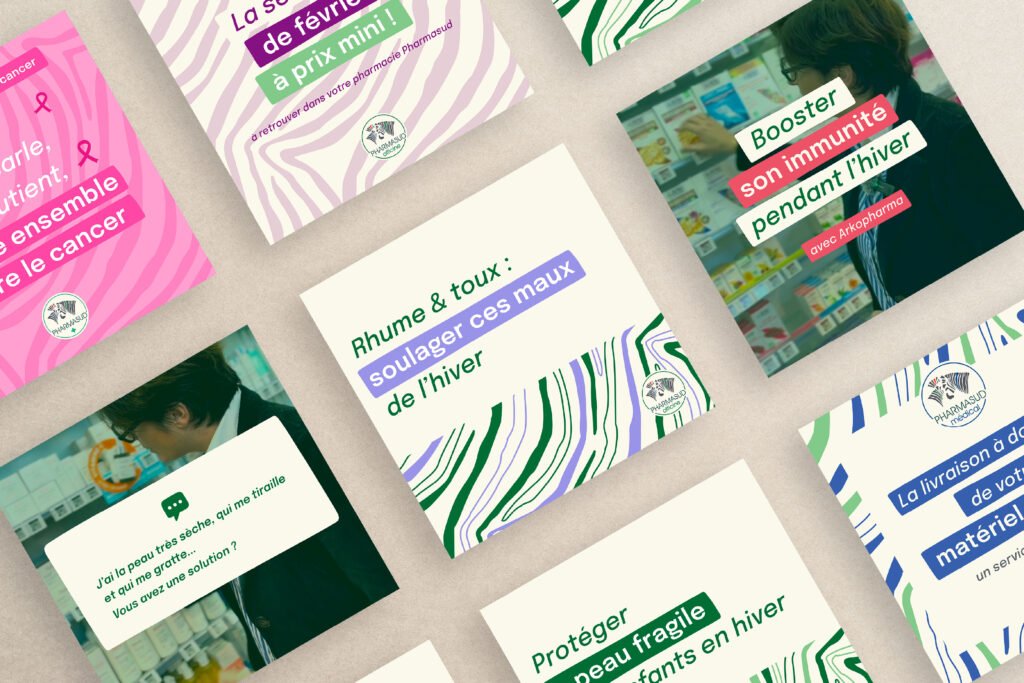charte graphique pharmasud - octobre studio